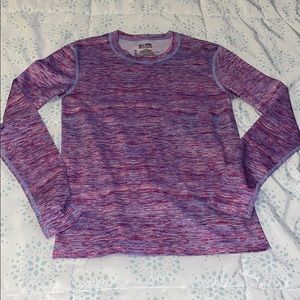 Girl’s Purple & Pink Patterned Athletic Top